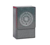 Obotsnoi Sun Moon Tarocchi Scatola di carte Gioco Deck Holder PU Custodia in pelle Tarocchi per Fortune Raccontare Strega Decorazione PU Custodia multiuso