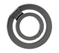 Obotsnoi Supporto per telefono in metallo con base rotante Supporto mobile a doppio cerchio per posizionamento verticale orizzontale