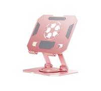 Obotsnoi Supporto regolabile a doppio asse con rotazione a 360 gradi, base pieghevole antiscivolo per tablet fino a 13 pollici portatile in acciaio al carbonio