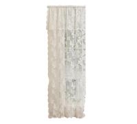 Obotsnoi Tende decorative in pizzo bianco e nero, 100 x 200 cm, 183 x 183 cm, migliorano la privacy e l'illuminazione soffusa tende in pizzo per finestra