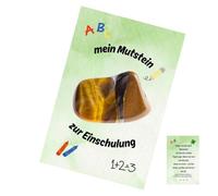 Obotsnoi Tigers Eye Stone Craft Toy con carta adesiva personalizzabile per esplorare la scienza e tornare a scuola souvenir per bambini artigianato in pietra educativo