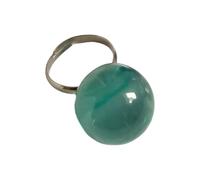 Obotsnoi Trasparenza anelli da cocktail sferici dal design moderno unisex accessori per le dita per l'uso quotidiano o come regalo anelli unici a bolle, One Size, come descritto, come descritto