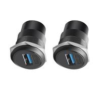 Obotsnoi USB3.0 22mm Pannello Connettore Metallo Circolare USB2./USB3. Filo Trasmissione Dati Modulo per Industriale
