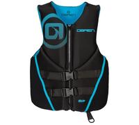 O'Brien USCGA - Giubbotto di salvataggio tradizionale in neoprene da uomo, ciano, taglia M