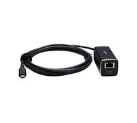 OBSBOT Adattatore da USB-C a Ethernet, 10 100 Mbps, supporto Power Over Ethernet (PoE), doppia interfaccia Ethernet e USB-C, compatibile Tail Air, MacBook, PC, ecc.