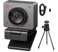 OBSBOT Meet 2 Ultra HD 4K Streaming Webcam, 1080p at 60 FPS- Grau | Videokonferenz Kamera mit KI Automatischem Bildausschnitt, USB-C, Dual Noise Reducing Mics, Ideal for Gaming or Streaming
