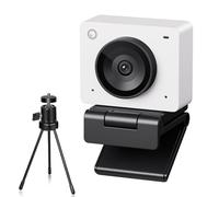 OBSBOT Meet SE 1080P 100FPS Webcam per PC, Web Cam USB con tracciamento AI, Microfono, Treppiede, HDR sfalsato, Modalità Bellezza, Telecamera streaming Plug&Play per laptop/desktop, Conferenza Bianco