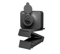 OBSBOT Meet - Webcam 1080p 60fps con AI, Inquadratura Automatica, Autofocus, Microfono Integrato, Copriobiettivo, USB Plug & Play, Compatibile con Zoom/OBS/Teams - Nero