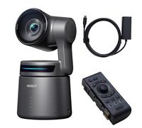 OBSBOT Tail Air Combo con Adattatore USB-C a Ethernet e Telecomando, Fotocamera PTZ con Supporto NDI, App Intelligente, HDMI/USB-C/WiFi, Videocamera per Streaming, Chiesa, Sport, ecc.