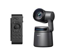 OBSBOT Tail Air NDI Streaming Camera 4K & Telecomando Smart,PTZ con Tracciamento AI, App Intelligente, Controllo Gestuale, Webcam HDMI/USB-C/Senza Fili