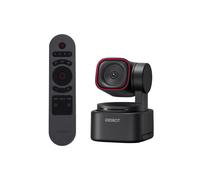 OBSBOT Tiny 3 Lite Webcam 4K con Audio Spaziale AI e Telecamera PTZ con Tracciamento AI Remoto, Sensore CMOS da 1/2'', Tre Microfoni, Controllo Vocale, 120FPS