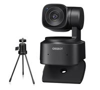 OBSBOT Tiny SE Webcam per PC, Full HD 1080P 100FPS USB Web Cam con tracciamento AI, microfono, treppiede, HDR sfalsato, doppio ISO, telecamera streaming Plug&Play per laptop/desktop, videochiamate