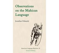 Observations on the Mahican Language