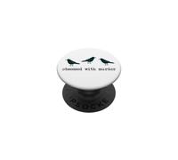 Obsessed With Murder Group of Crows Ravens PopSockets PopGrip Adesivo
