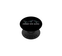 Obsessed With Murder Group of Crows Ravens PopSockets PopGrip Adesivo