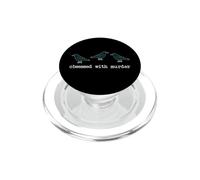 Obsessed With Murder Group of Crows Ravens PopSockets PopGrip per MagSafe