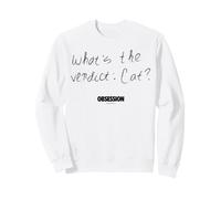 Obsession What’s The Verdict Cat Felpa