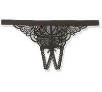INTIMO DONNA SLIP PERIZOMA SEXY NERO S M LINGERIE HOT EROTICO MUTANDA MUTANDINA