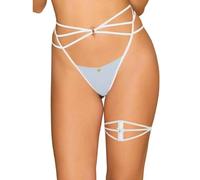 Obsessive A760 Garter, bianco, S-M