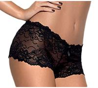 Obsessive Culotte Donna in Confezione Regalo, Culotte Nero Pizzo, XXL