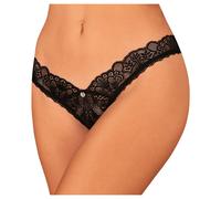 Obsessive Perizoma Donna Dream cavallo aperto in pizzo Nero XL/XXL