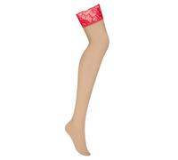 Obsessive Matildea Stockings Red XXL/XXXL