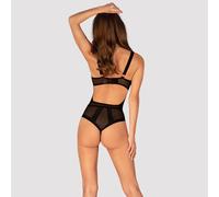 Obsessive Nero Corpo Ouvert Chic Amoria con Piccolo Voce di Gioielli Zwischen