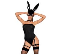 Obsessive – Costume coniglietta OB7008 – Seducente nero – L/XL