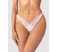 OBSESSIVE PERIZOMA BIANCO APERTO CON PIZZO PER DONNA SEXY EROTICA TAGLIA S / M