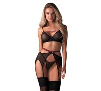 Obsessive Novenes 3-pcs Set Black M/L