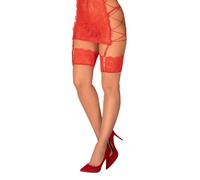 Obsessive Sexy Calze Con Pizzo Rosso Rediosa SM