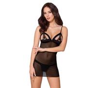 Obsessive Completo intimo 865-che-1 Body e perizoma sexy babydoll trasparenze