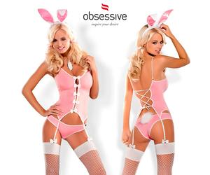 Obsessive Spicy Sexy Bunny Costume Set Women Erotic Costume Coniglietta Sensuale