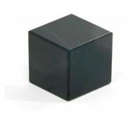 Obsidian Square Quartz Crystal Polished Cube Stone,1pc 4cm