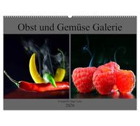 Obst und Gemüse Galerie (Wandkalender 2026 DIN A2 quer), CALVENDO Monatskalender: Traumhafte Obst und Gemüsefotografie