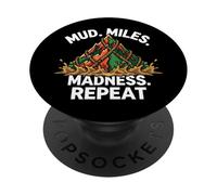 Obstacle Course Racing Mud Miles Madness Repeat PopSockets PopGrip Adesivo