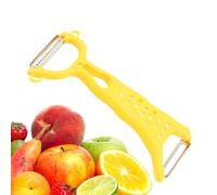 Obstschäler - Nicht Rutschfester Doppelkopf reibe | Multifunktionaler Küchenschäler Bequemer Griff Werkzeug für Kartoffel, Apfel, Edelstahl Klinge Manueller Hobel Zubehör