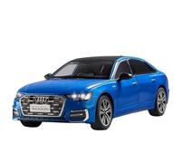 OBTABYBQX Pressofusione 1:18 For AUDI A6 Lega Auto Modelli Scala Squisito Metallo Veicolo Modello Display Collection Souvenir Ricordo(Blue)