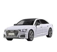 OBTABYBQX Pressofusione 1:18 For AUDI A6 Lega Auto Modelli Scala Squisito Metallo Veicolo Modello Display Collection Souvenir Ricordo(White)