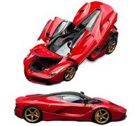 OBTABYBQX Pressofusione 1/18 For Ferrari Alloy Convertible Modello Auto A Trazione Integrale In Miniatura Modello Veicolo In Scala Statica Collezione Esposizione Ricordo(Racing Red)