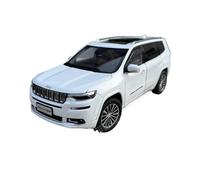 OBTABYBQX Pressofusione 1:18 For Jeeps SUV Lega Auto Modelli Scala Squisito Metallo Veicolo Modello Display Collection Souvenir Ricordo(White)