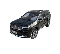 OBTABYBQX Pressofusione 1:18 For Jeeps SUV Lega Auto Modelli Scala Squisito Metallo Veicolo Modello Display Collection Souvenir Ricordo(Black)