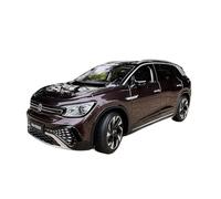 OBTABYBQX Pressofusione 1:18 For VW ID.6X Lega Auto Modelli Scala Squisito Metallo Veicolo Modello Display Collection Souvenir Ricordo(Black)