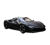 OBTABYBQX Pressofusione 1:24 For Ferrari SF90 Modello In Scala Auto Sportiva In Lega Modello Veicolo In Metallo Da Collezione Da Esposizione In Ufficio Ricordo(Black)