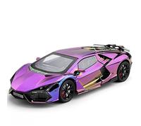 OBTABYBQX Pressofusione 1/24 For Lamborghini Revuelto Modello In Scala In Lega Alluminio Auto Sportiva Modello In Metallo Veicolo Da Collezione Da Esposizione Ricordo(Purple)