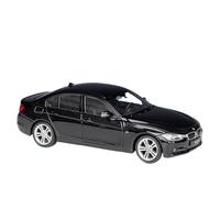 OBTABYBQX Pressofusione 1:24 Para BMW Serie 3 335i Escala Modelos De Coches De Aleación Exquisita Puerta Abrible Vehículo Modelo Adornos Colección Ricordo(Black)