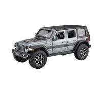OBTABYBQX Pressofusione 1:30 For Jeep Wrangler Rubicon Modello In Lega Alluminio Modello Auto In Scala Modello Veicolo Lusso In Metallo Esposizione Collezionisti Ricordo(Silver)