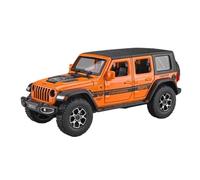 OBTABYBQX Pressofusione 1:30 For Jeep Wrangler Rubicon Modello In Lega Alluminio Modello Auto In Scala Modello Veicolo Lusso In Metallo Esposizione Collezionisti Ricordo(Orange)