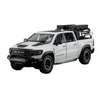 OBTABYBQX Pressofusione 1:32 For DODGE Mammut 1000 TRX Scala Modelli Di Auto In Lega Pre-costruito Metallo Veicolo Modello Display Collection Ricordo(White)
