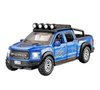 OBTABYBQX Pressofusione 1:32 For Ford F150 Modelli Di Auto In Lega In Scala Porte Complete, Modellini Di Veicoli Souvenir Collezionismo Ornamenti Ricordo(Blue)
